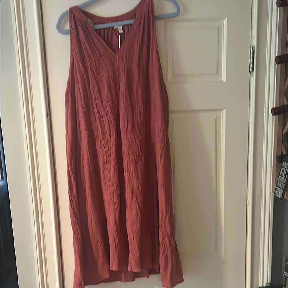 Garnet Hill Terracotta Swim Coverup